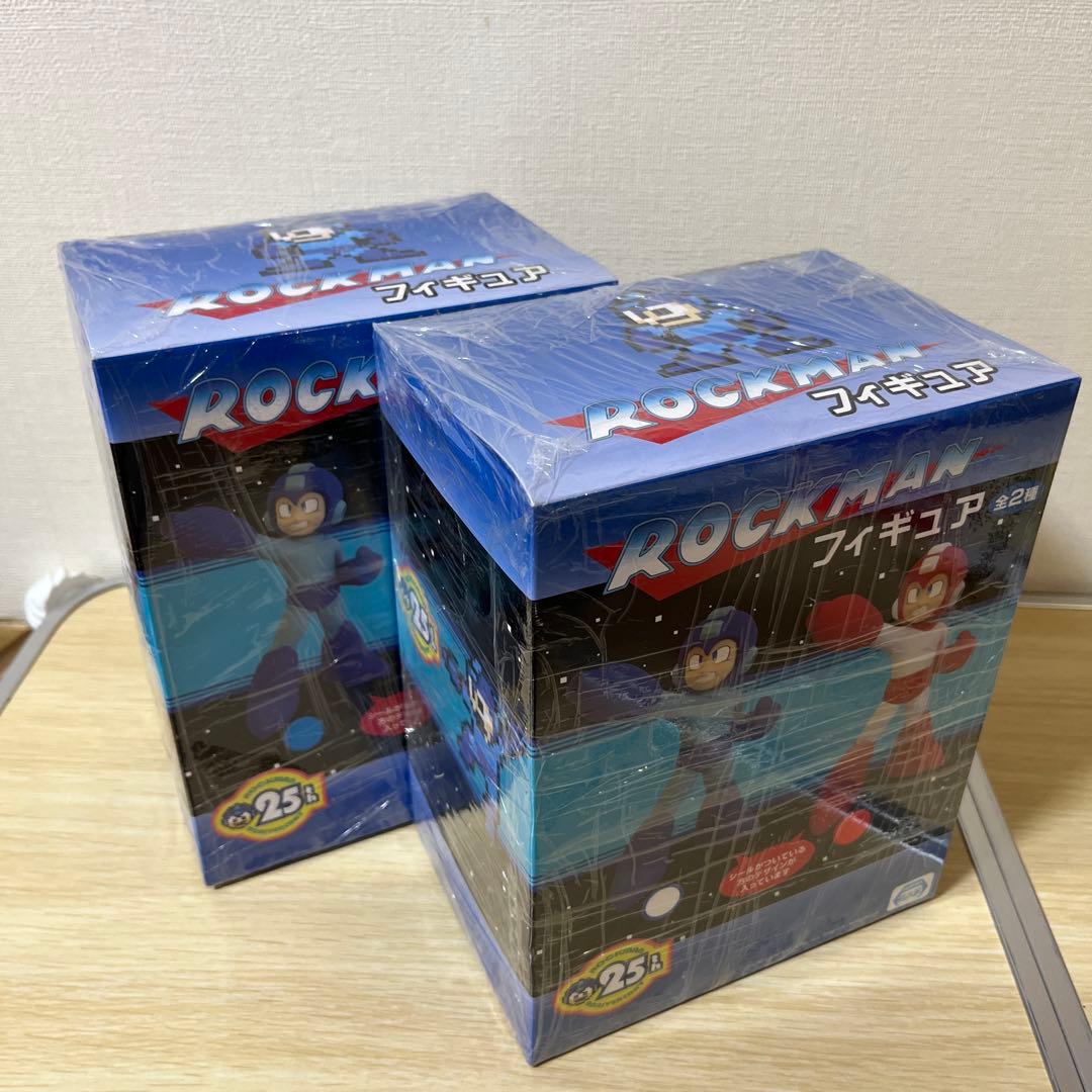 ロックマン　25周年　フィギュア　プライズ　2個セット　新品