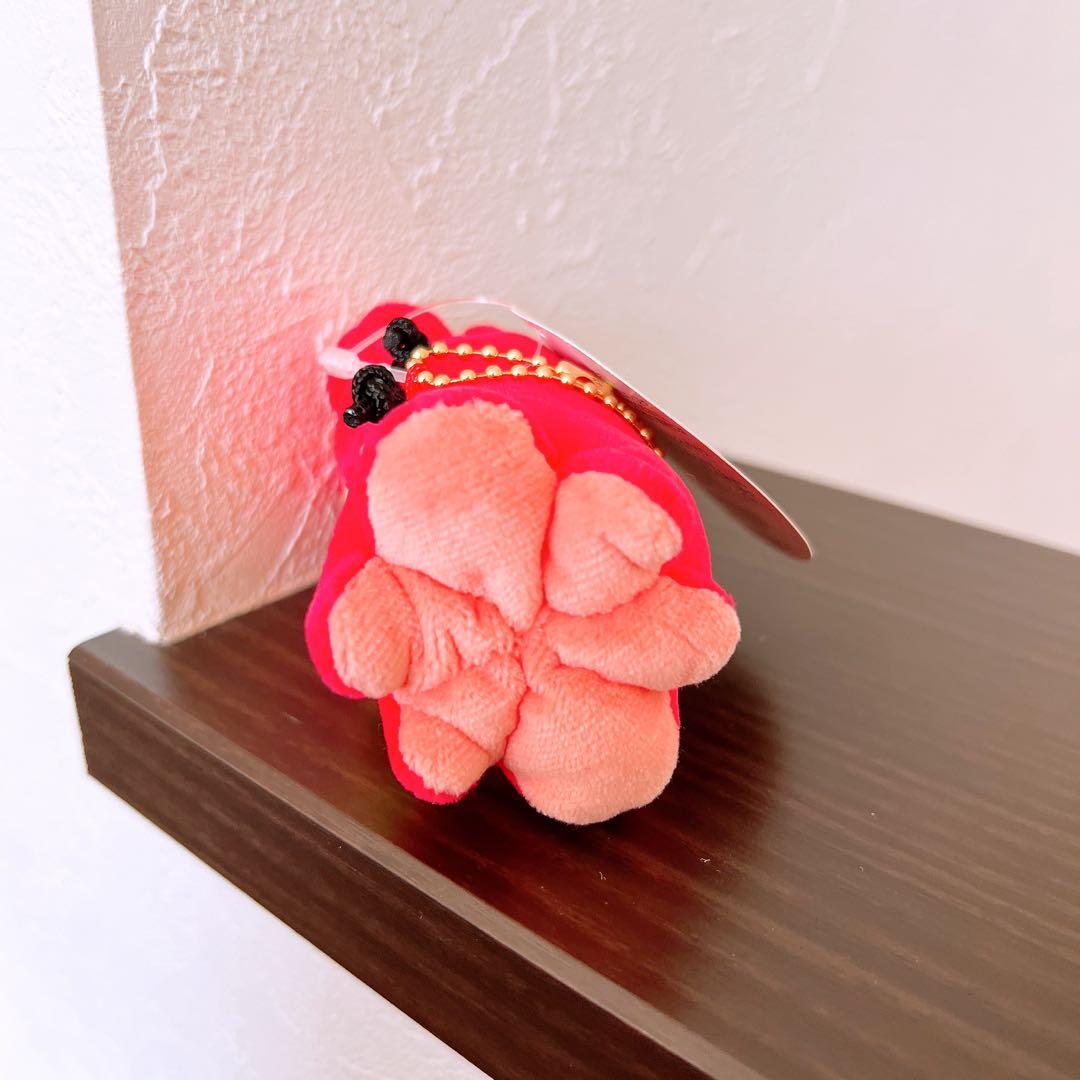 キイロイトリ　お弁当シリーズ　カニウインナー　ぶらさげぬいぐるみ