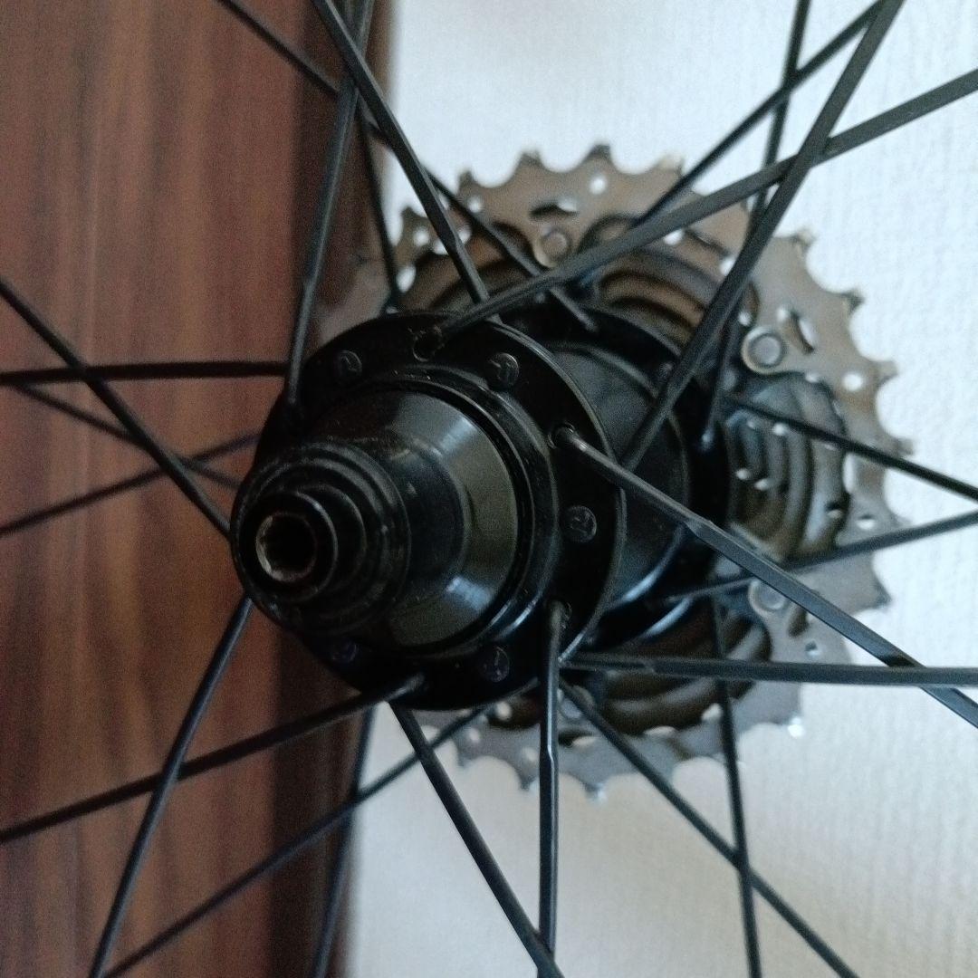 ノーブランドカーボンホイール　チューブラー/タイヤ付き/シマノ11s