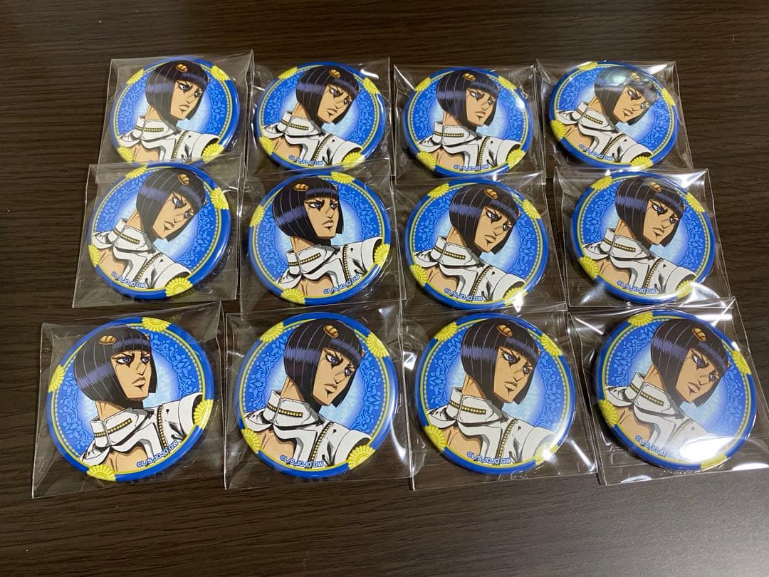 ブローノ・ブチャラティ AGF缶バッジジョジョの奇妙な冒険 黄金の風5部 12個