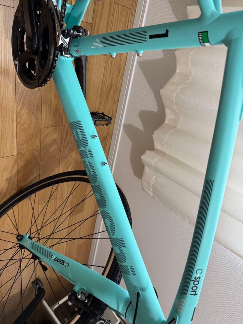 Bianchi C-Sport 水色 クロスバイク