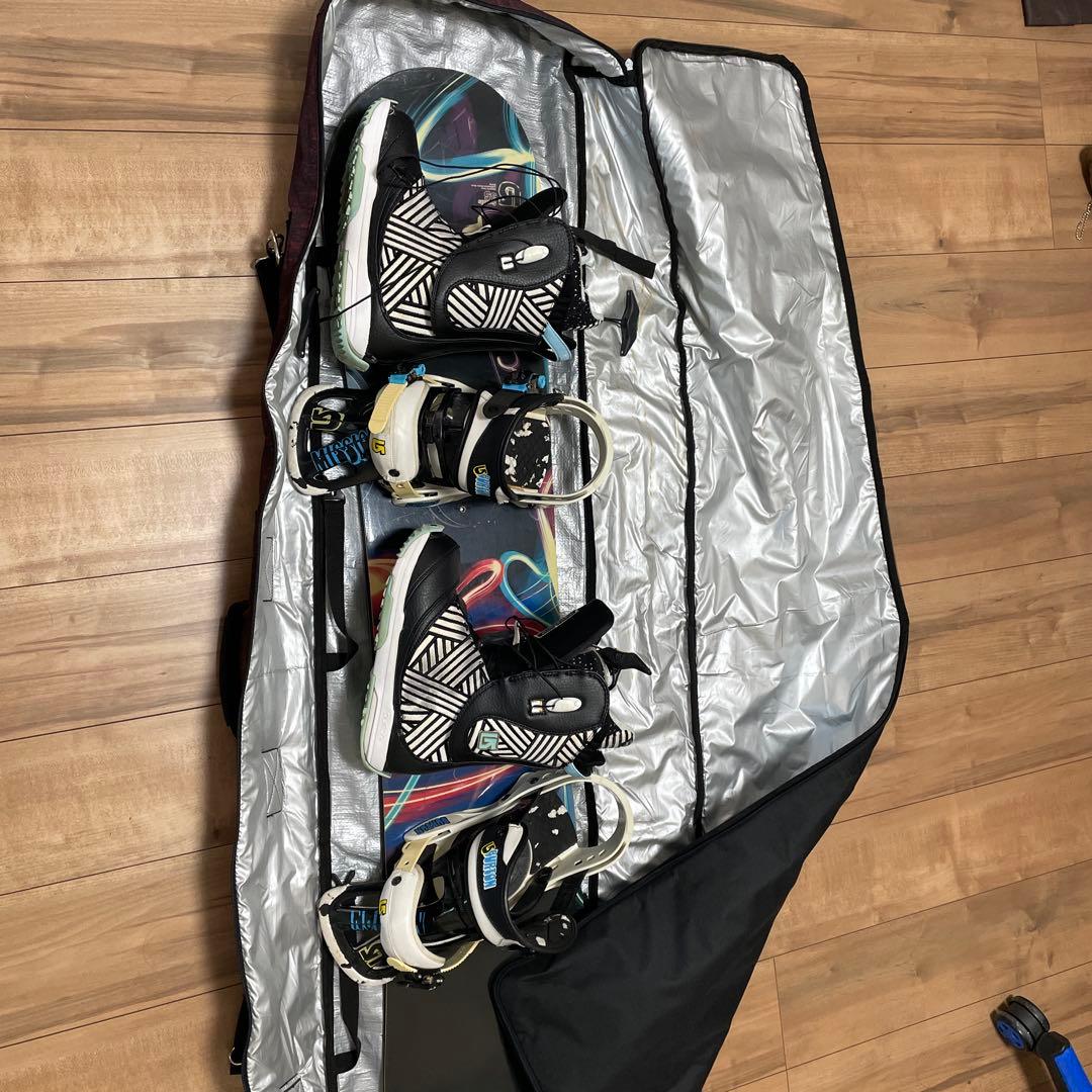 バートン custom スノーボード　130〜140cm 子供用　4点