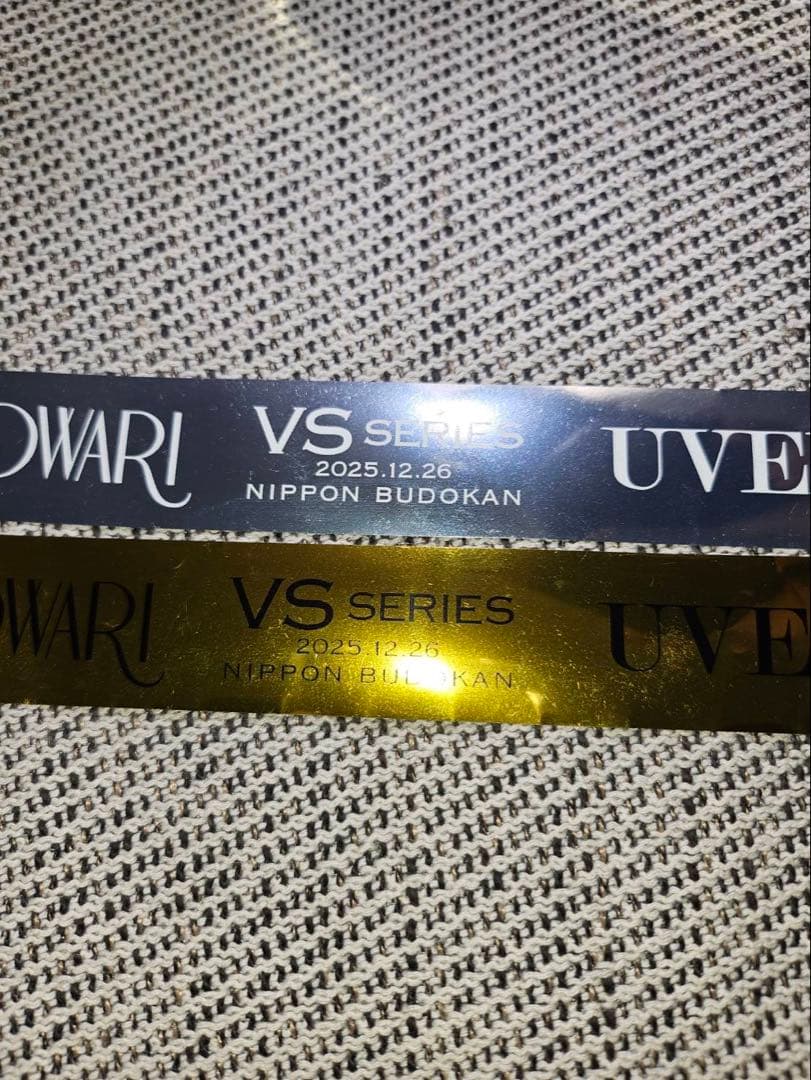 UVERworld セカオワ　対バン　金テープ　銀テープ　3本セット