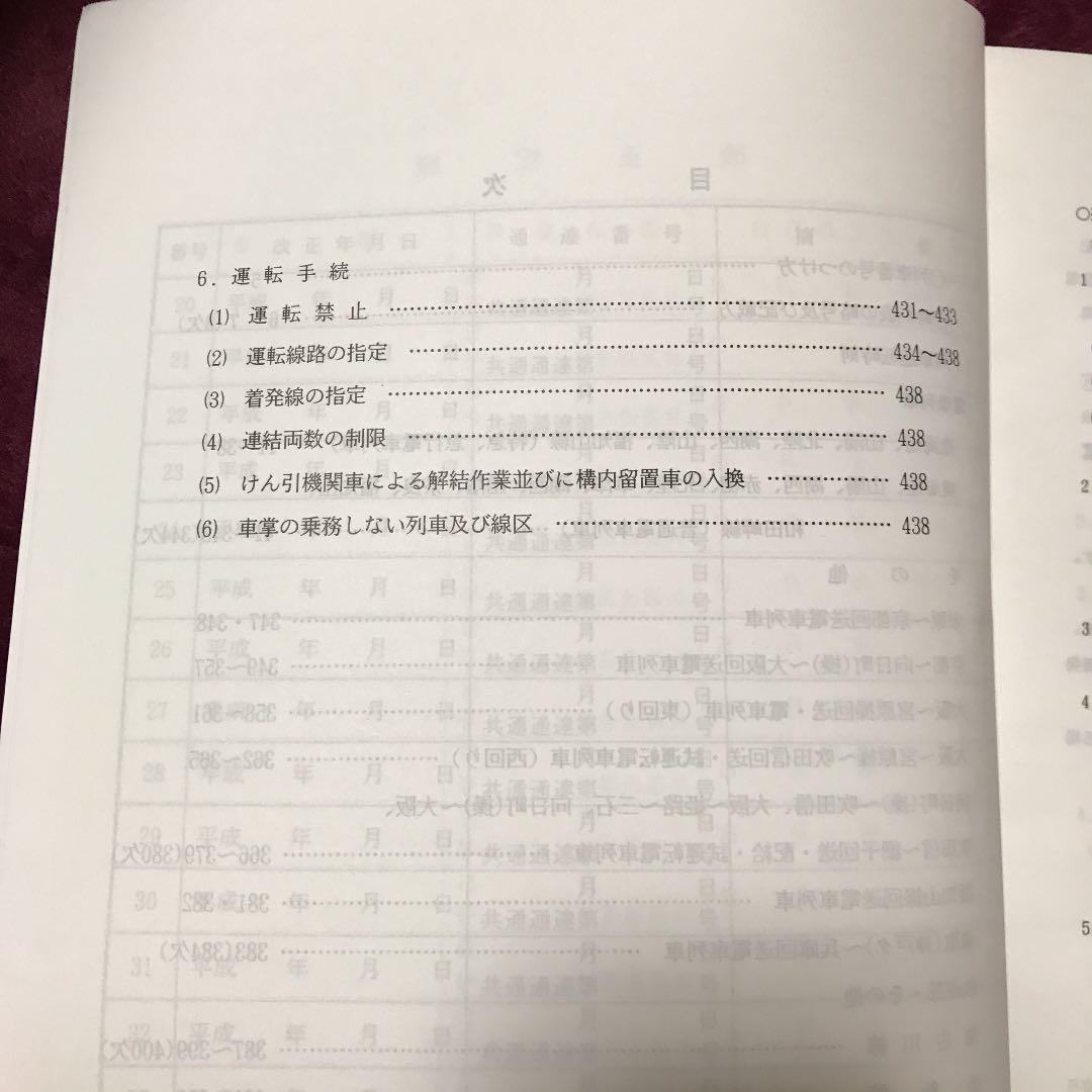 「列車運転時刻表」その1 (土・休日用)平成15年改正　西日本旅客鉄道株式会社①