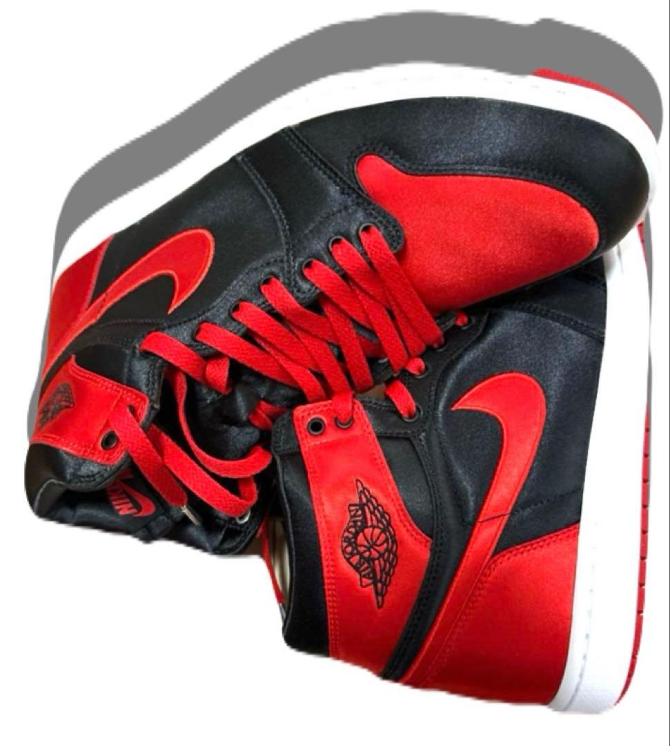 NIKE AIR JORDAN 1 High OG satin BRED 新品