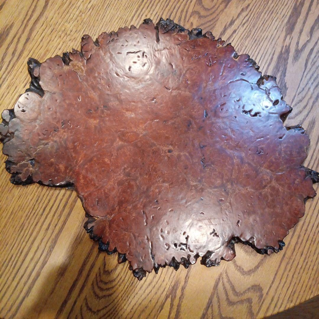 瘤杢　プレート　飾り台