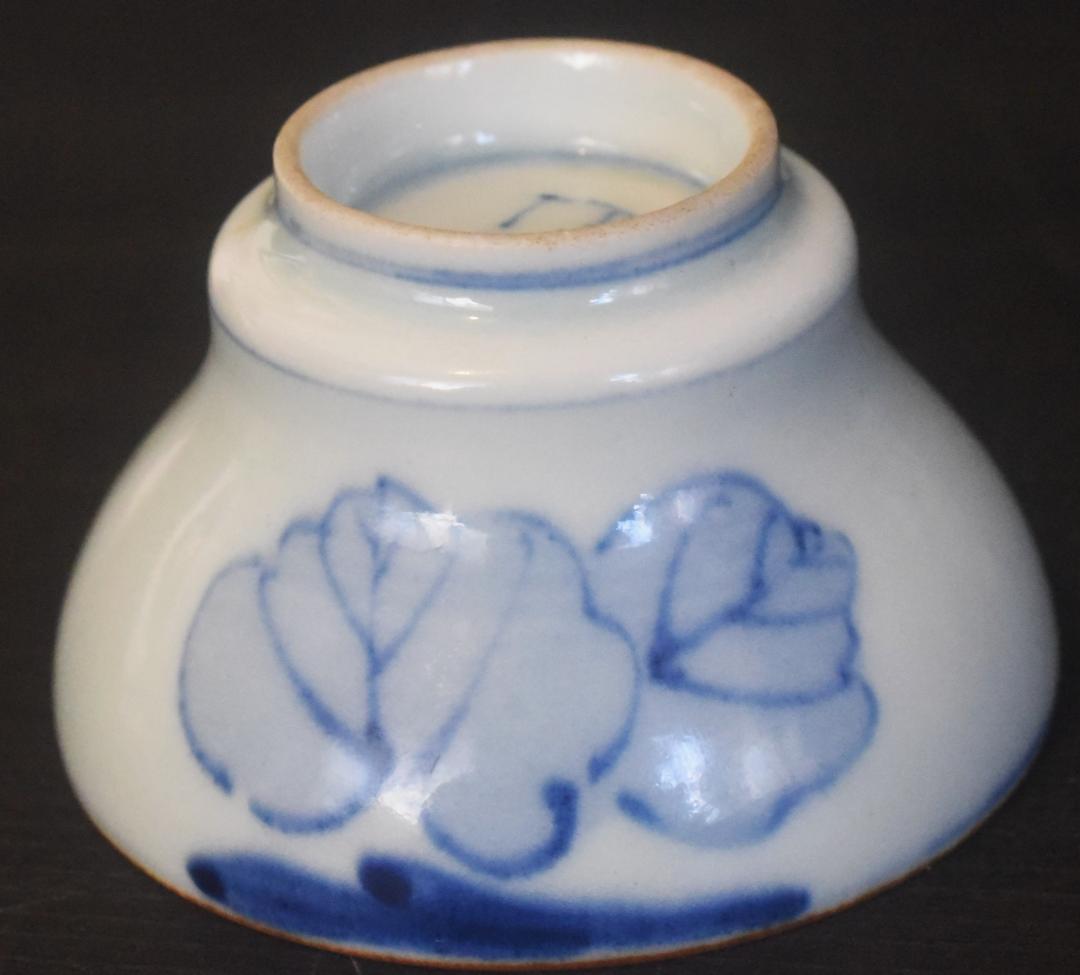 北山製造●染付小鉢向う付●15客●江戸中期●26-01-01-03