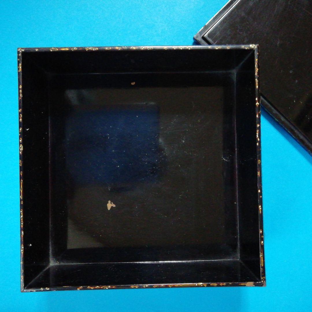 若狭塗　螺鈿細工　桜の菓子鉢　金箔　貝　木製　骨董　伝統工芸品