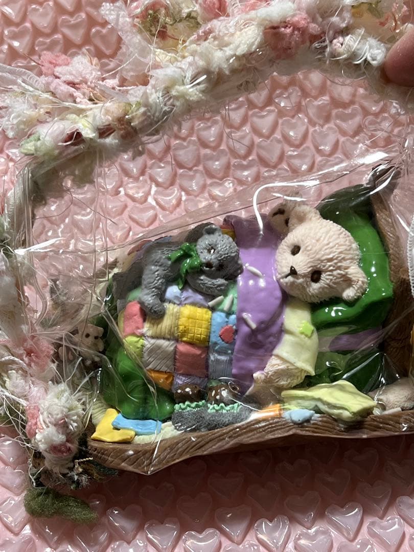 海外スクイーズ　くまちゃん　ベッド