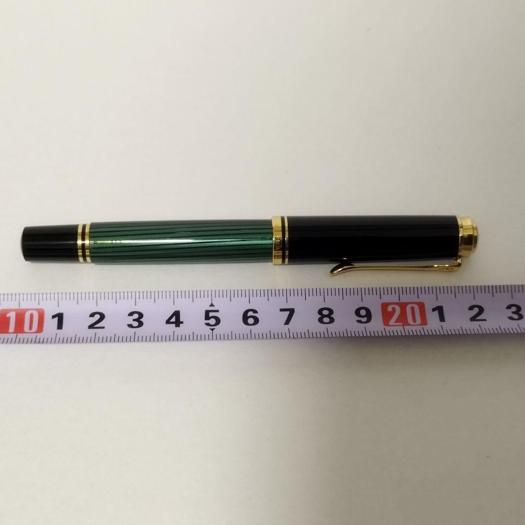 ペリカン スーベレーン M400 グリーンストライプ　EFニブ