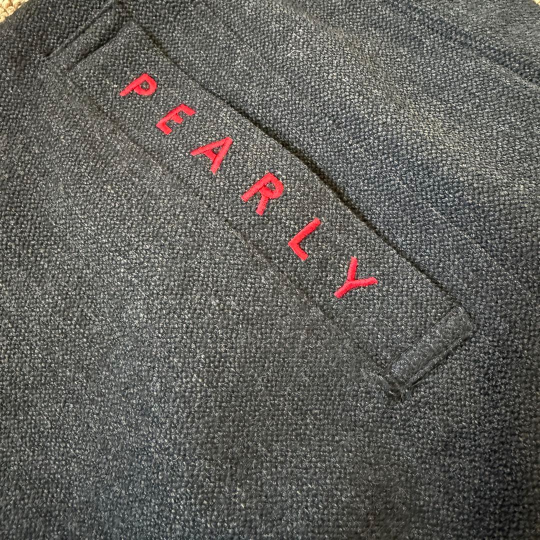 パーリーゲイツ　パンツ　L〜XL相当 グレー　コットン素材　チャコールグレー　5