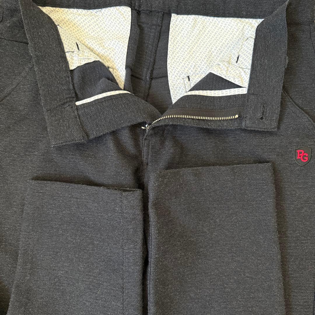 パーリーゲイツ　パンツ　L〜XL相当 グレー　コットン素材　チャコールグレー　5