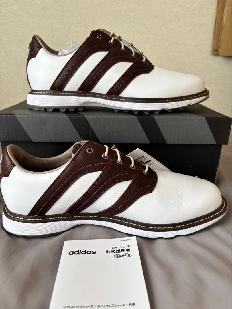 シューズ(男性用) adidas MC Z-TRAXION SPIKELESS GOLF 27.5