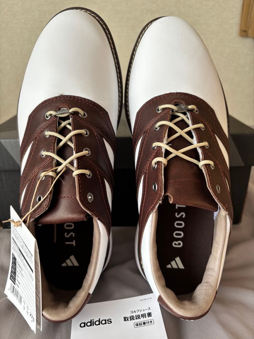 シューズ(男性用) adidas MC Z-TRAXION SPIKELESS GOLF 27.5