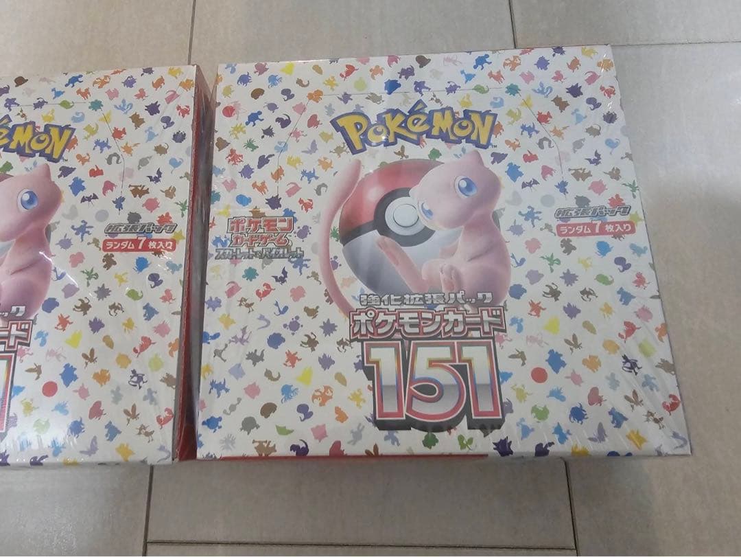 ポケモン　151 box シュリンク付き　絶版　ポケモンカード　廃盤品　ボックス