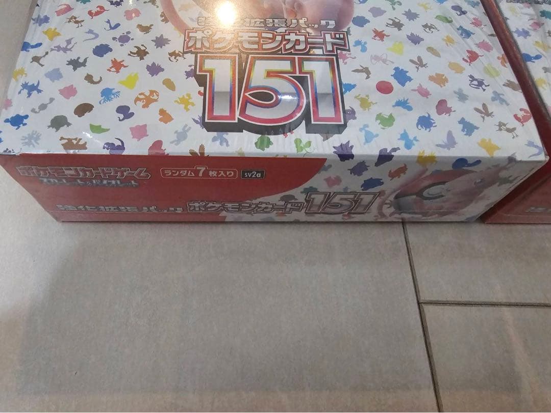 ポケモン　151 box シュリンク付き　絶版　ポケモンカード　廃盤品　ボックス