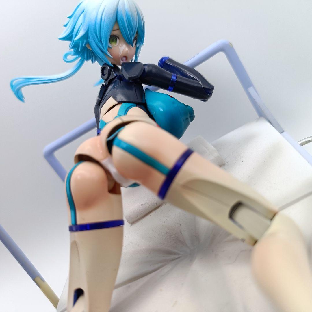 メガミデバイス　皇巫（オウブ) スサノヲ　蒼轟雷電　塗装完成　コトブキヤ