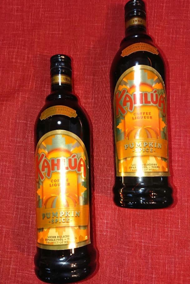 ♦日本初期・限定販売品⬛【１９３６★超レア・リキュール⬛カルーア パンプキン２本