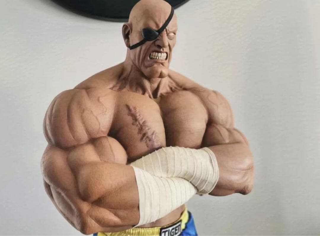 ストリートファイター PCS サガット 1/3 B スタチュー フィギュア