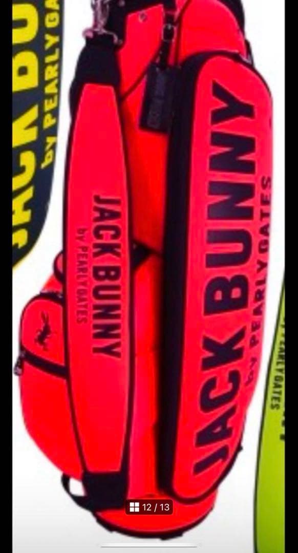 JACK BUNNYジャックバニー　キャディバック♡美品！完売！オレンジピンク