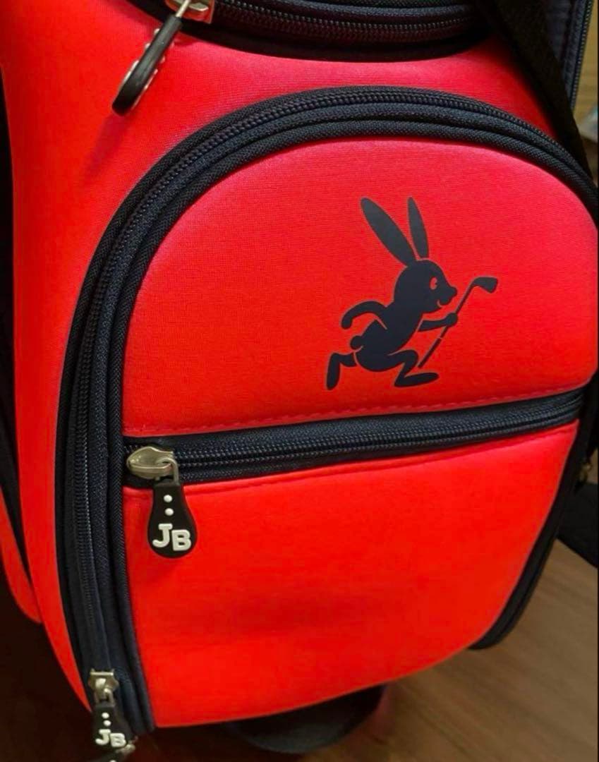 JACK BUNNYジャックバニー　キャディバック♡美品！完売！オレンジピンク
