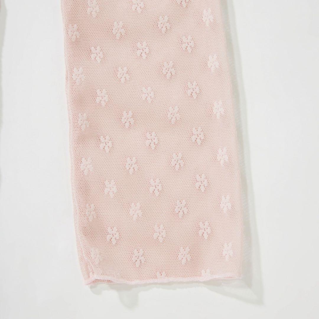 チャコット　ノーソーイングニット　長袖　ピンク　バレエ　ヨガ　ダンス　レース