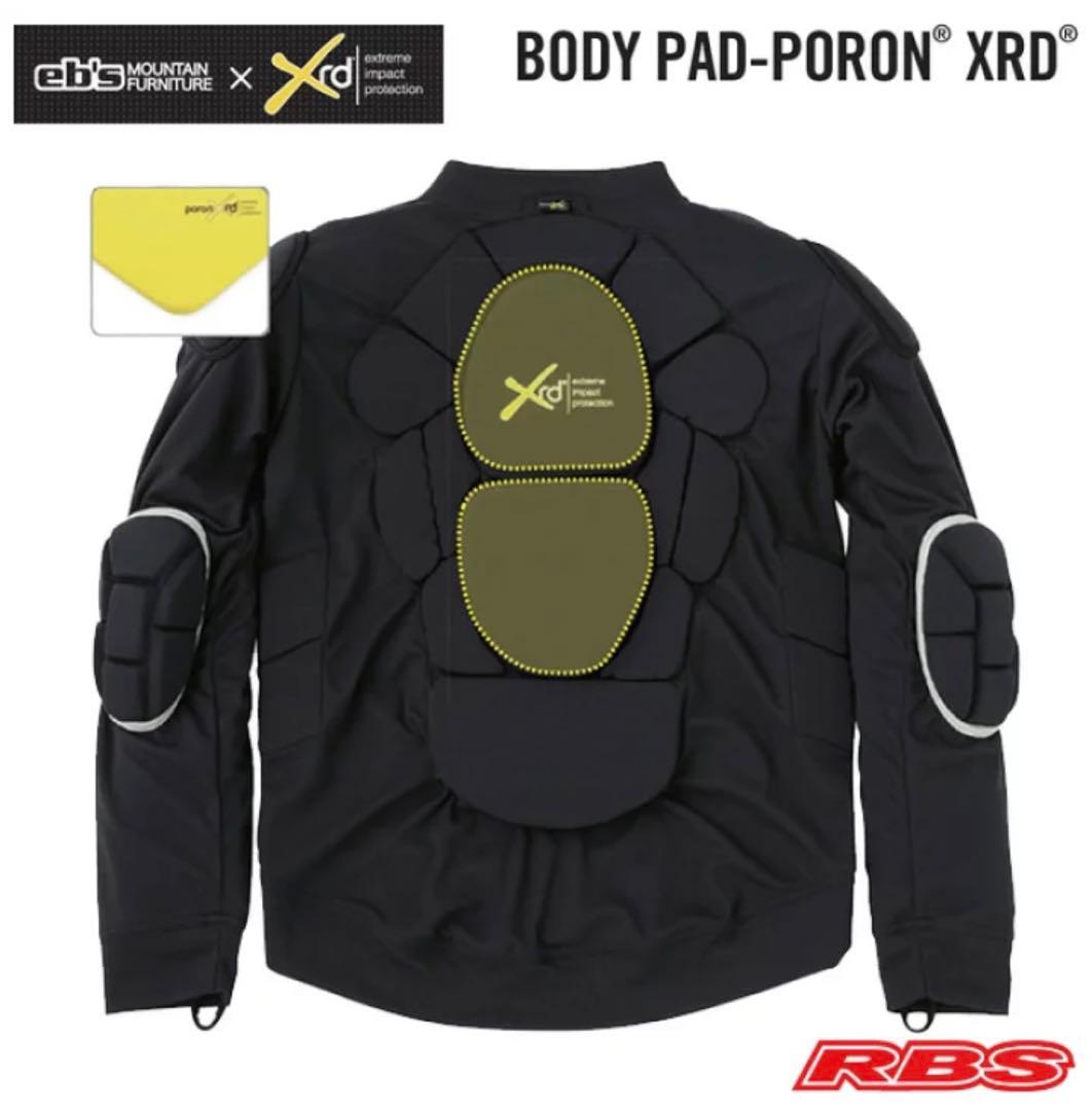 【新品未使用】eb's BODY PAD PORON XRD スノボプロテクター