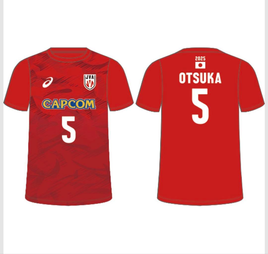 最終値下げ 男子バレー 2025 応援Tシャツ 大塚達宣 L ユニフォーム