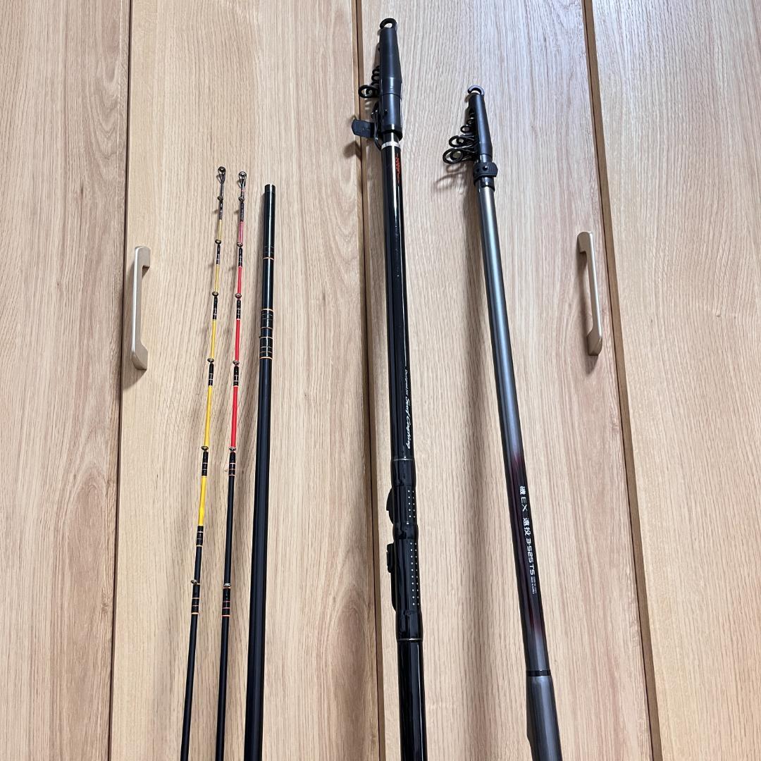 磯竿　3本まとめ売り（SHIMANO、DAIWA など）