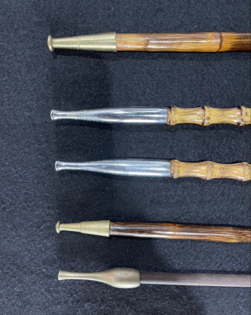 煙管×5管 喫煙用品 喫煙具 時代物 骨董