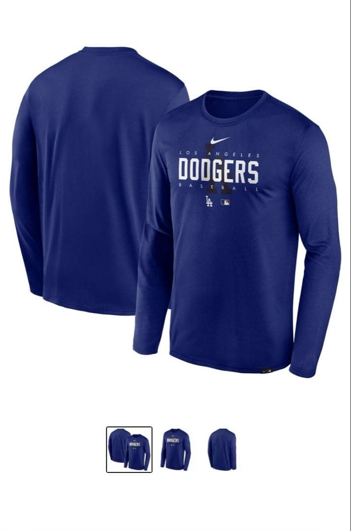 ナイキ　ロサンゼルスドジャース Tシャツ トレーニングウェア 大谷翔平 Lサイズ