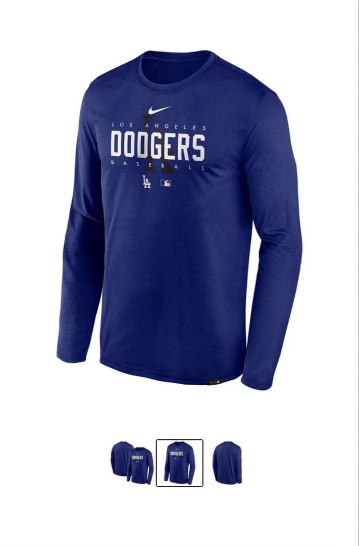 ナイキ　ロサンゼルスドジャース Tシャツ トレーニングウェア 大谷翔平 Lサイズ