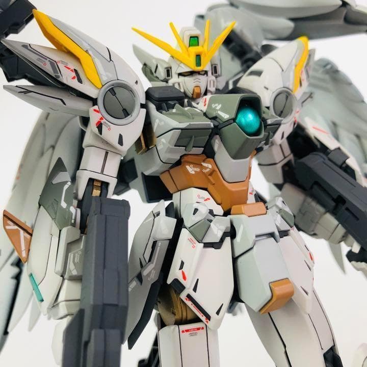 ウイングガンダムゼロ スノーホワイトプレリュード ew ver ka 塗装完成品