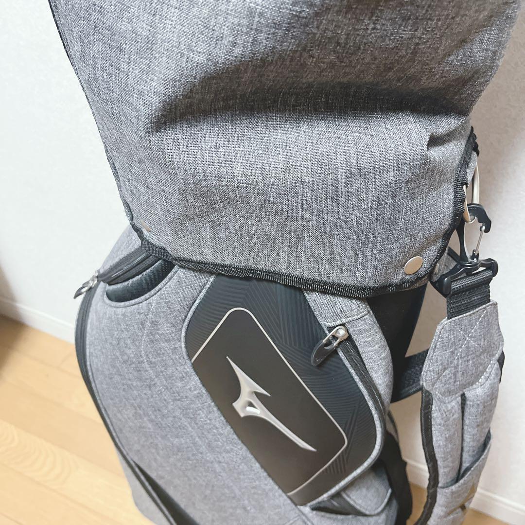 K058 MIZUNO ミズノ キャディバッグ 9.5型 美品