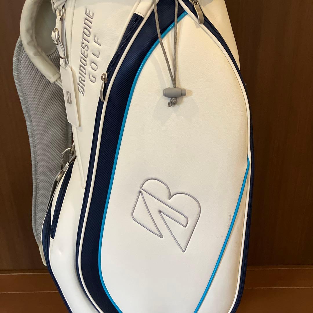 ブリヂストン キャディバッグ ホワイト/ネイビー