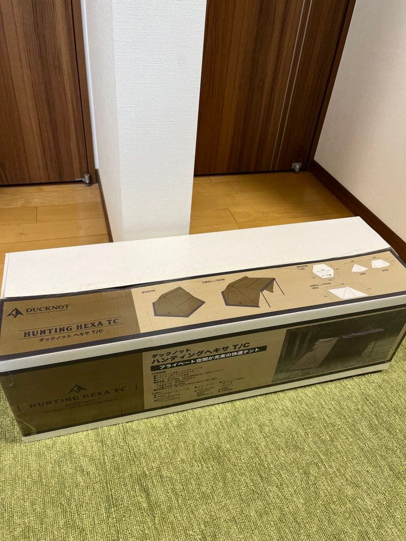 新品！ダックノット ハンティングヘキサT/C キャンプ テント : コヨーテ
