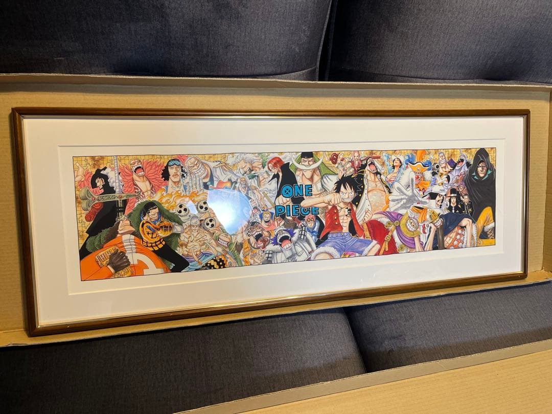 【激レア】ワンピース　10周年　20周年　額装高精細複製原画　ONEPIECE
