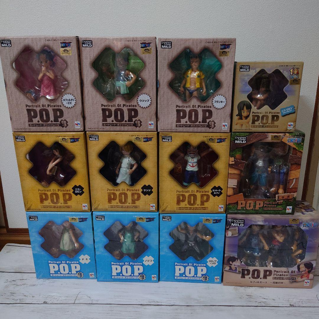 未開封・ワンピースＰOＰフィギュアMILD 12個セット