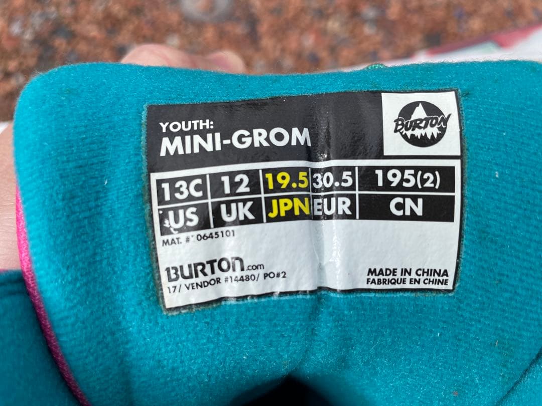 【3点セット】BURTON キッズスノーボード 90cm /ブーツ 19.5cm