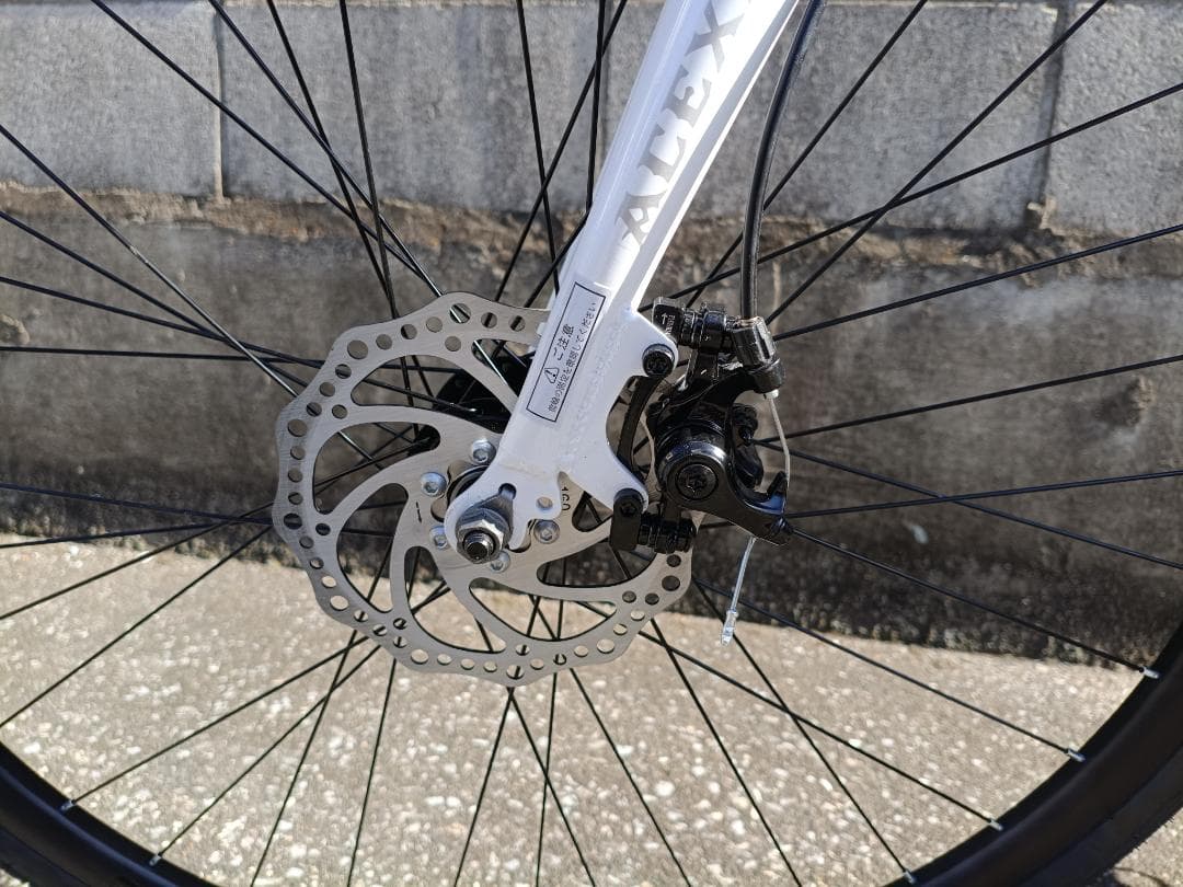 値下げ中！ACEXISクロスバイク シマノ21段変速 700×32C White