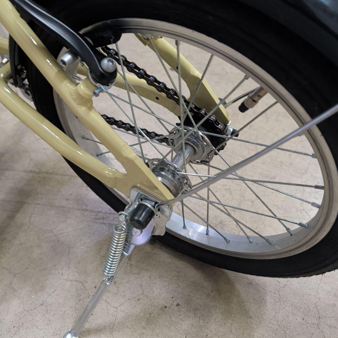 CAPTAIN STAG 折りたたみ自転車 ベージュ