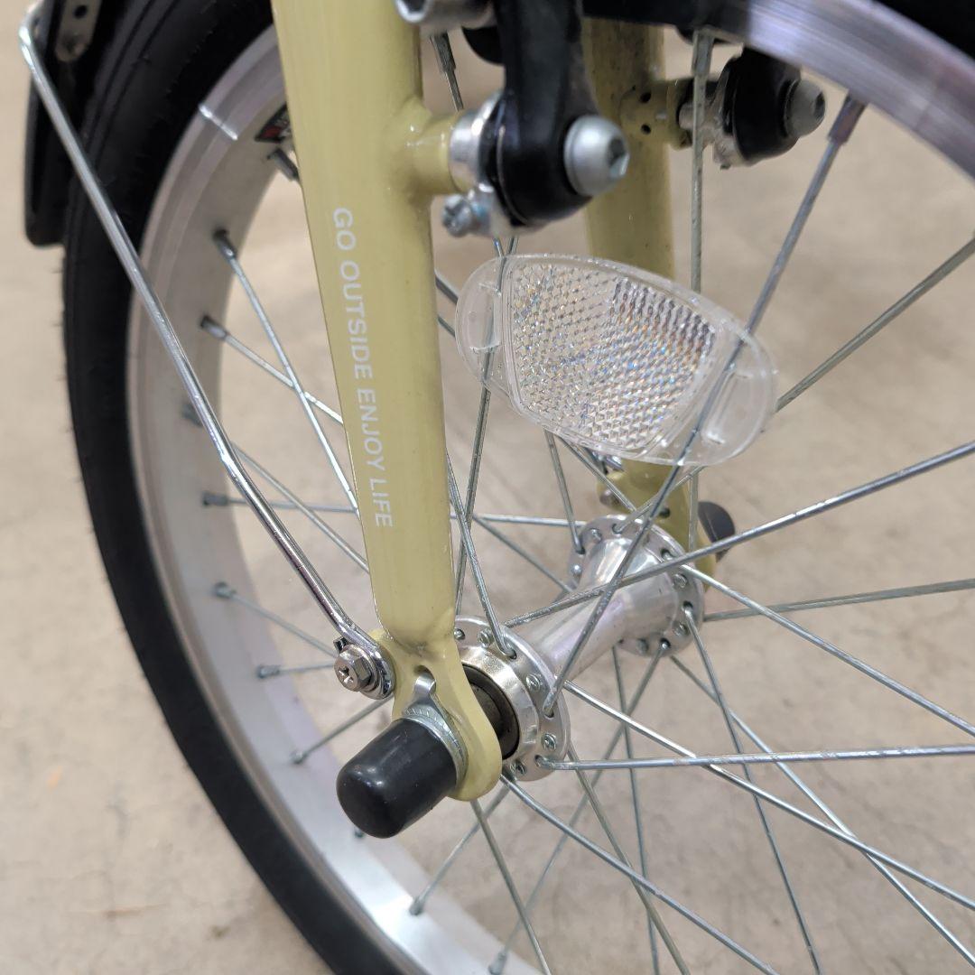 CAPTAIN STAG 折りたたみ自転車 ベージュ