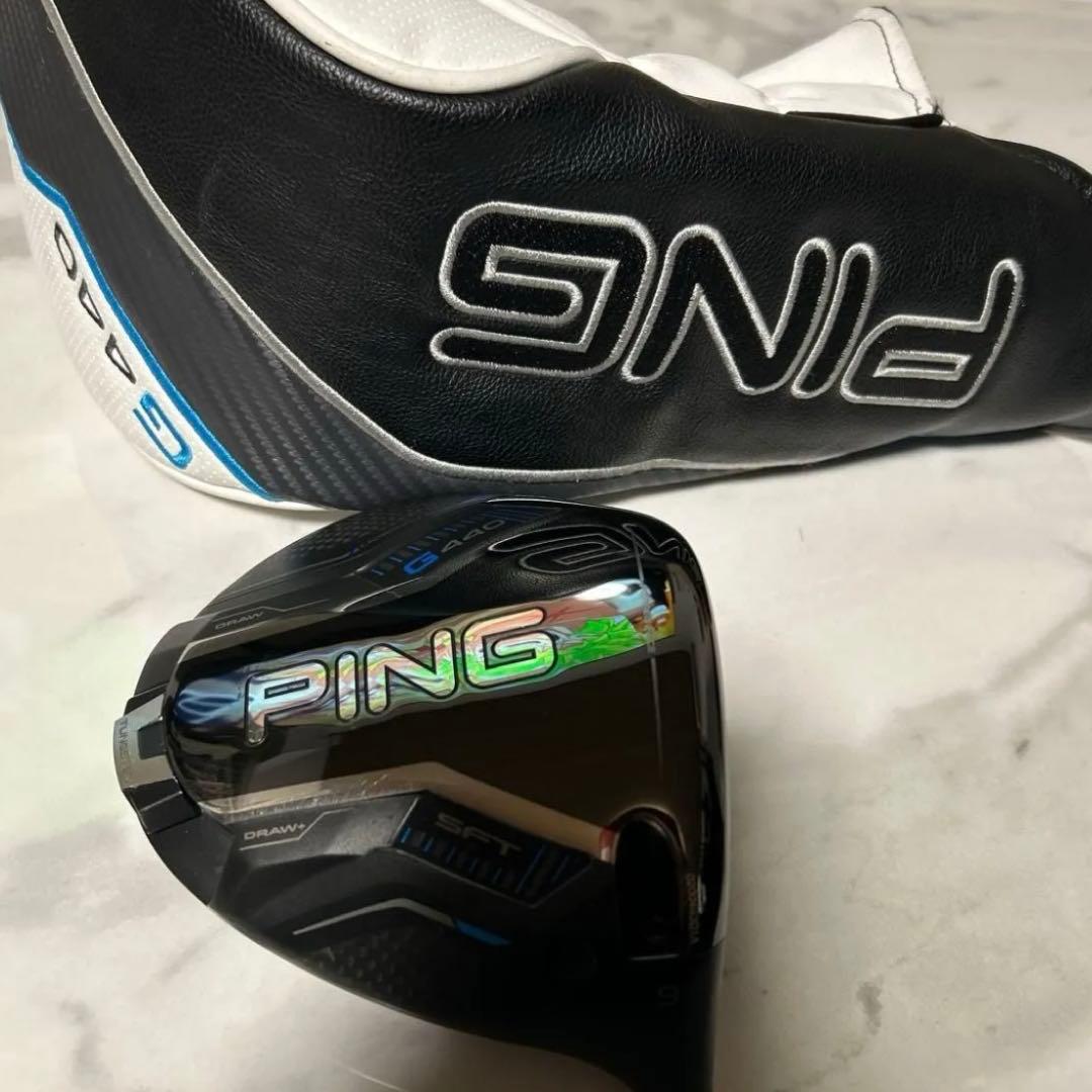 【美品】PING G440 SFT ドライバーのヘッドとヘッドカバーのセット