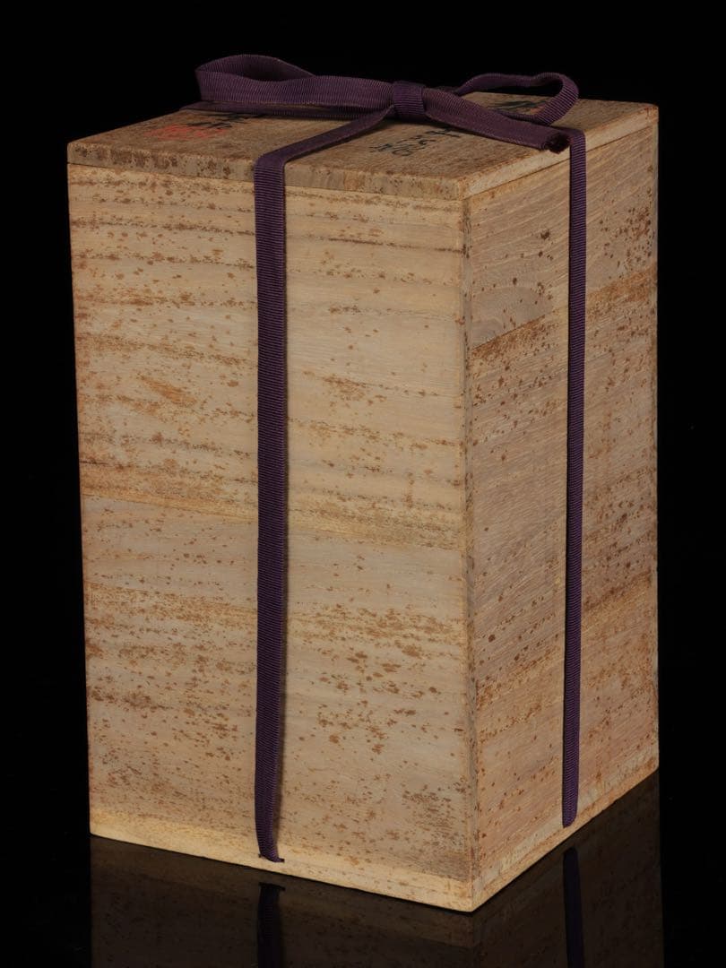 日展参与 【土肥刀泉】 琅瓷草花文花瓶 花器 壺 共箱 栞付 古美術品 骨董品