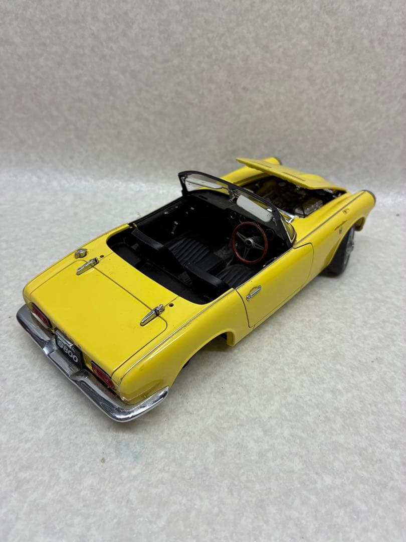 G2）1/18 AUTOart ホンダ S800 エスハチ ゴールデンイエロー
