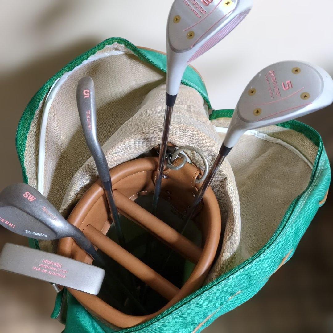 レディース ゴルフバッグ グリーン　↘