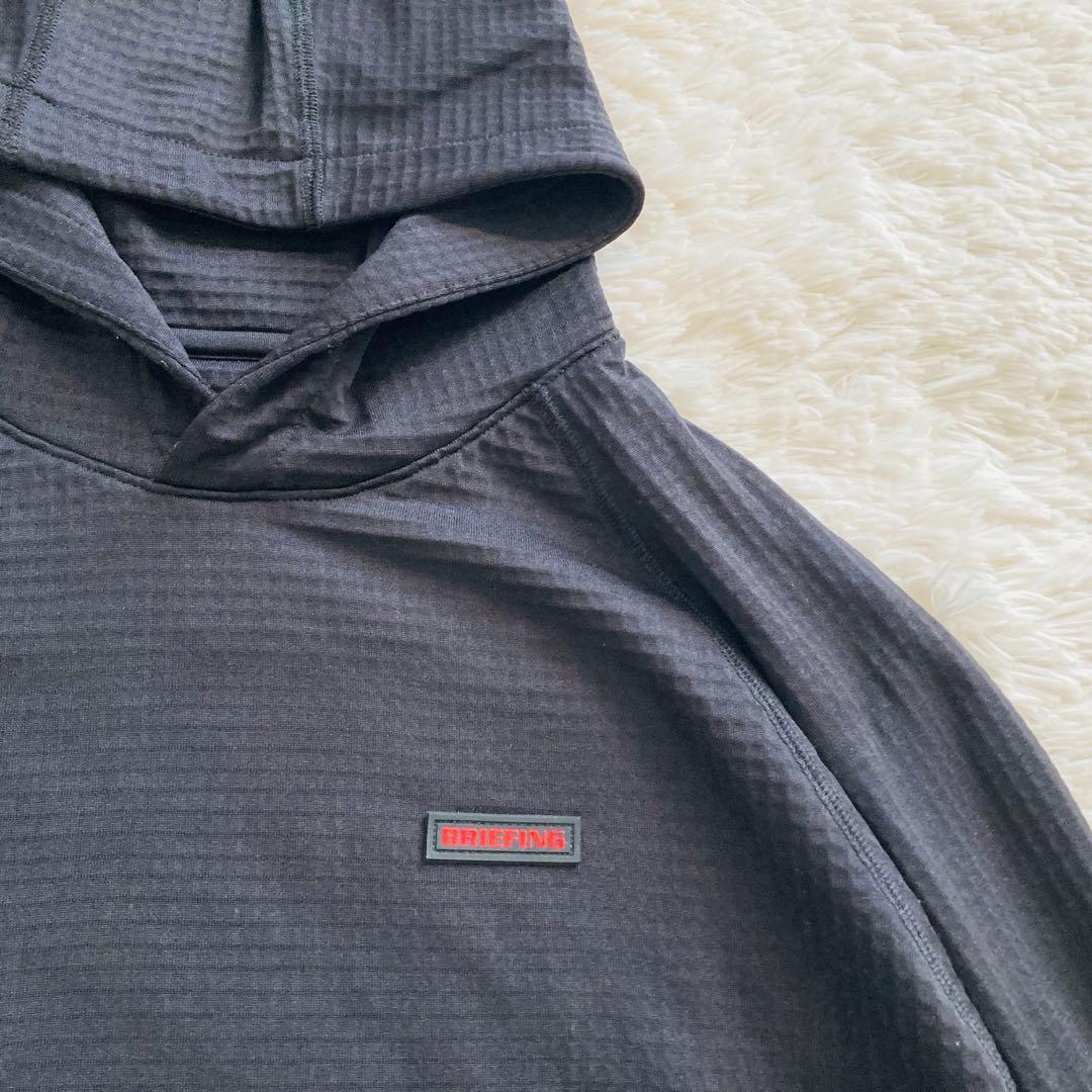 【美品】BRIEFING ブリーフィング ゴルフ プルダウンパーカー ブラック