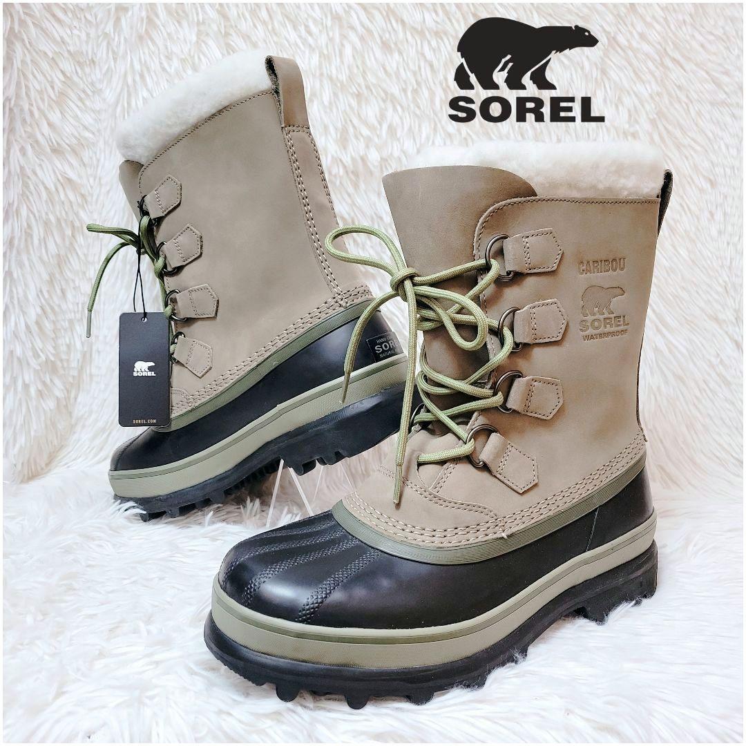 未使用 タグ付✨SOREL/ソレル CARIBOU スノーブーツ 防水