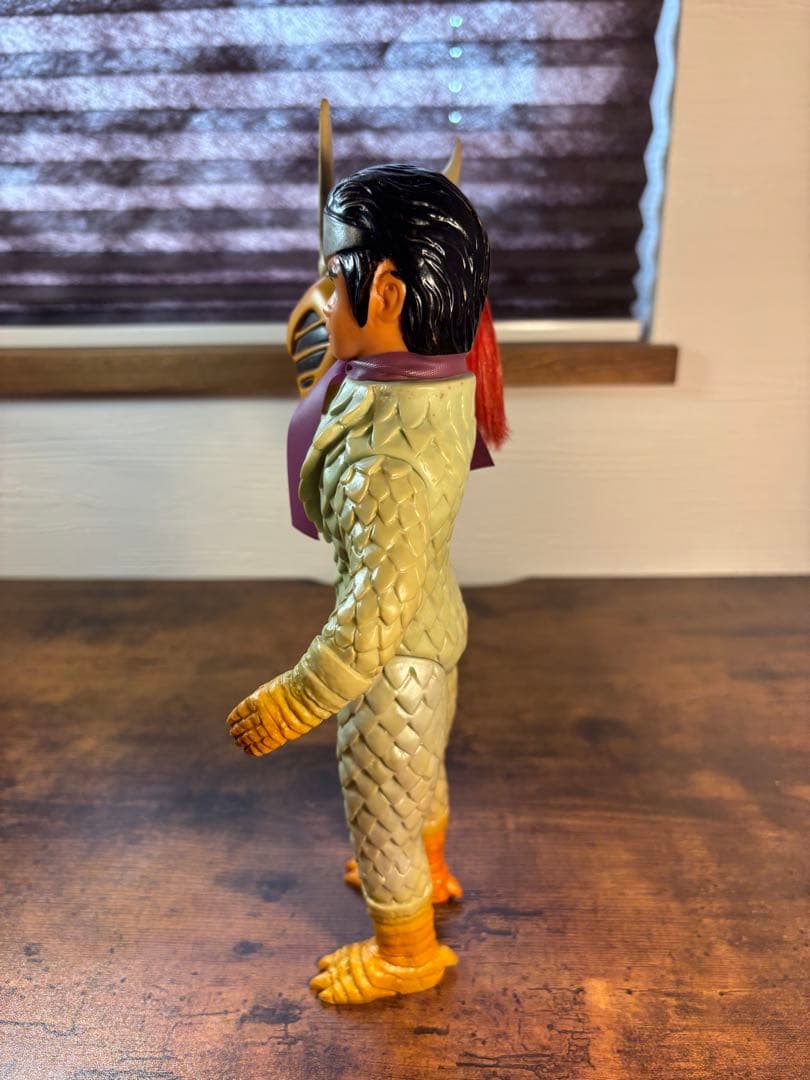 変身忍者嵐 旧バンダイ 当時物　ソフビ　ブルマァク　面取れ　石森プロ