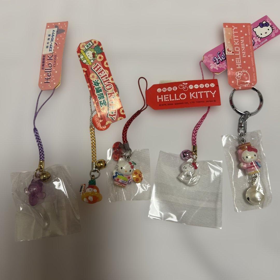 ハローキティ ご当地ストラップ セット17個➕おーいお茶